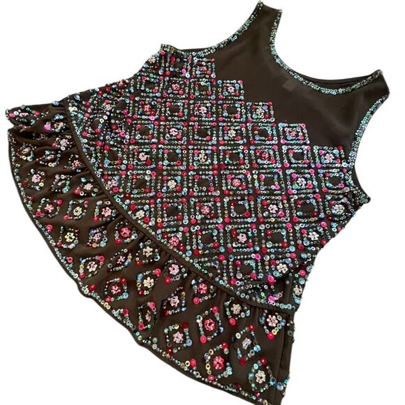 Anthropologie Carnation Lily Lily Rose Embellished Sleeveless Top - Size M - Picture 6 of 8